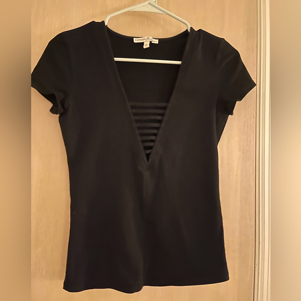 Express V Neck Top